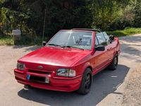 Gebraucht Ford Escort Cabriolet 102 PS (75 kW) 1990 Rot Cabrio