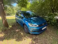 Gebraucht VW Touran Highline 150 PS (110 kW) 2019 Blau Van / Kleinbus