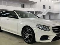 Gebraucht Mercedes E220 AMG line 194 PS (142 kW) 2017 Polarweiss  unilack Kombi