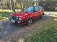 Gebraucht VW Golf 90 PS (66 kW) 1990 Rot Coupé
