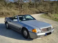 Gebraucht Mercedes SL500 326 PS (239 kW) 1992 Silber Cabrio