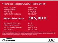 Gebraucht Audi A6 S-Line 204 PS (150 kW) 2025 Gletscherweiß metallic Kombi