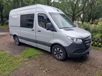 Gebraucht Mercedes Sprinter 163 PS (119 kW) 2018 Silber Van