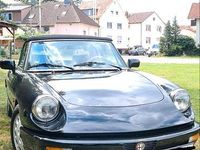 Gebraucht Alfa Romeo Spider 120 PS (88 kW) 1992 Schwarz Cabrio