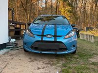 Gebraucht Ford Fiesta 75 PS (55 kW) 2009 Blau Kleinwagen
