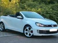 Gebraucht VW Golf Cabriolet GTI 211 PS (155 kW) 2013 Weiß Cabrio