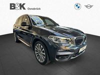 gebraucht BMW X3 X3xDrive30d Luxury LiveCProf Pano AHK RFK H/K Bluetooth Navi LED Vollleder Klim