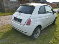 Gebraucht Fiat 500 Lounge 69 PS (50 kW) 2009 Weiß Cabrio