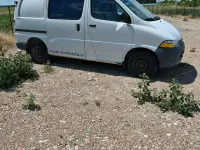 Gebraucht Toyota HiAce 75 PS (55 kW) 2000 Weiß Van / Kleinbus