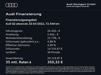 Gebraucht Audi Q2 Ambiente 150 PS (110 kW) 2022 Florettsilber metallic SUV