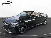Gebraucht Mercedes C200 AMG line 184 PS (135 kW) 2018 Schwarz Cabrio
