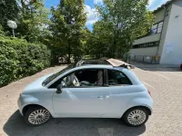 Gebraucht Fiat 500C Lounge 69 PS (50 kW) 2010 Blau Cabrio