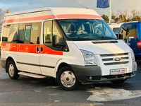Gebraucht Ford Transit 125 PS (91 kW) 2013 Weiß/rot streifen Van / Kleinbus