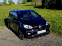 Gebraucht VW up! Sound 90 PS (66 kW) 2017 Schwarz Kleinwagen