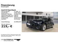 Gebraucht Audi A3 Sport 150 PS (110 kW) 2022 Brillantschwarz Limousine