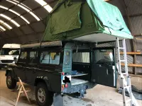 Brugt Land Rover Defender 122 HK (89 kW) 2003 Grøn SUV