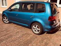 Gebraucht VW Touran Style 140 PS (102 kW) 2012 Blau Van / Kleinbus
