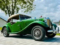 Occasion MG TD 54 ch (39 kW) 1953 Vert Cabriolet