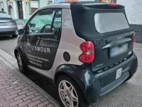 Usata Smart ForTwo Cabrio 61 CV (44 kW) 2003 Nero Cabrio