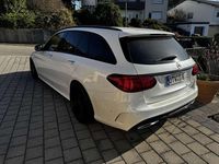 Gebraucht Mercedes C250 AMG line 204 PS (150 kW) 2018 Weiß Kombi
