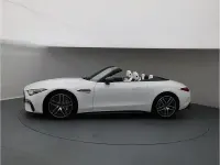 Gebraucht Mercedes SL63 AMG AMG 585 PS (430 kW) 2022 Manufaktur magno lack manufaktur opalithweiss magno Cabrio