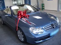 Gebraucht Mercedes CLK280 231 PS (169 kW) 2008 Blau Cabrio