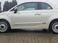 Gebraucht Fiat 500 Lounge 69 PS (50 kW) 2010 Weiß Kleinwagen