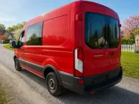 Używany Ford Transit 131 KM (96 kW) 2017 Czerwony Minivan
