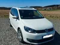 Gebraucht VW Touran Life 105 PS (77 kW) 2013 Weiß Van / Kleinbus