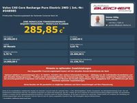 Gebraucht Volvo C40 Core 169 kW (231 PS) 2022 Onyx black SUV