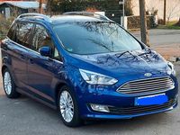 Gebraucht Ford Grand C-Max Titanium 150 PS (110 kW) 2016 Blau Van / Kleinbus