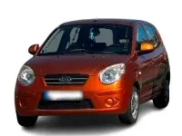Gebraucht Kia Picanto Start 65 PS (47 kW) 2009 Orange Kleinwagen