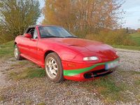 Second-hand Mazda MX5 115 CP (84 kW) 1991 Roșu Cabrio