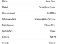 Gebraucht Land Rover Range Rover 150 PS (110 kW) 2014 Weiß SUV