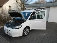 Gebraucht VW Caddy Maxi Life 122 PS (89 kW) 2021 Weiß Van / Kleinbus