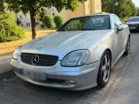 Gebraucht Mercedes SLK200 163 PS (119 kW) 2002 Grau Cabrio