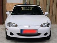 Gebraucht Mazda MX5 110 PS (80 kW) 2001 Weiß Cabrio