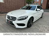 Gebraucht Mercedes C220 AMG line 170 PS (125 kW) 2018 Weiß Limousine