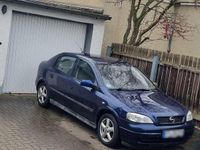 Gebraucht Opel Astra 75 PS (55 kW) 2002 Blau Limousine
