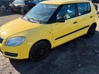 Gebraucht Skoda Fabia 2008 Gelb Kleinwagen