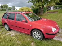 Brugt VW Golf IV 110 HK (80 kW) 2002 Rød Stationcar