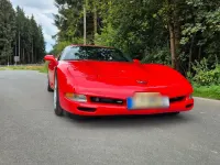 Używany Corvette C5 350 KM (257 kW) 2002 Czerwony Kabriolet