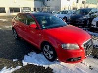 gebraucht Audi A3 Sportback S line 2.0 TDI 6-Gang Panoramadach