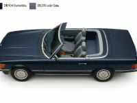 Gebraucht Mercedes 560 230 PS (169 kW) 1988 Blau Cabrio