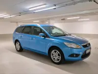 Gebraucht Ford Focus Style 101 PS (74 kW) 2008 Blau Kombi