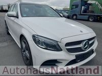 gebraucht Mercedes C220 T d AMG Line Pano LED Navi Leder AHK