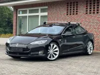 Gebraucht Tesla Model S 244 kW (333 PS) 2015 Obsidianschwarz metallic Kleinwagen