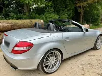 Gebraucht Mercedes SLK350 272 PS (200 kW) 2005 Silber Cabrio