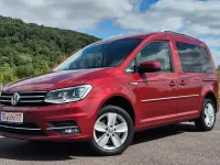 Gebraucht VW Caddy Highline 125 PS (91 kW) 2017 Rot Van / Kleinbus