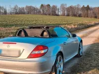 Gebraucht Mercedes SLK350 272 PS (200 kW) 2004 Silber Cabrio